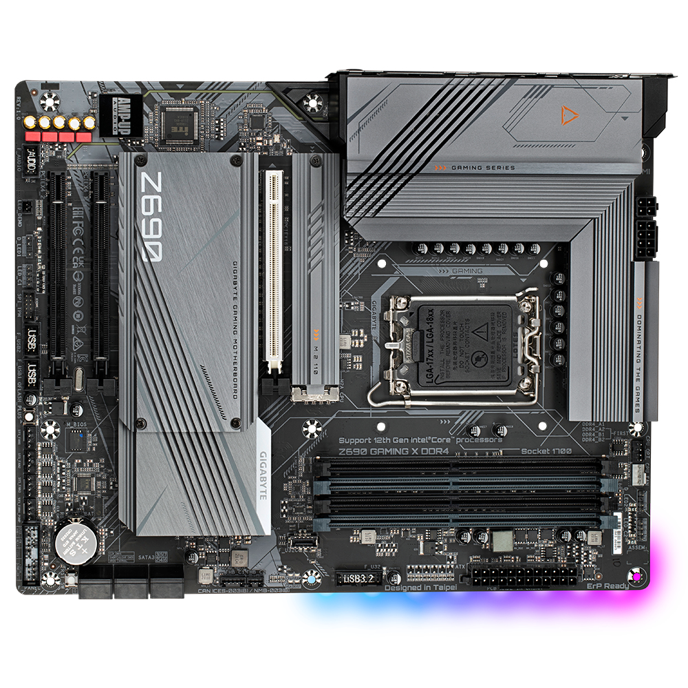Bekijk afbeelding 2 van Gigabyte 1700 Z690 GAMING X DDR4 -3xM.2/DP/HDMI/ATX